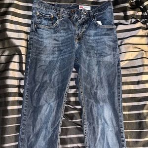wrangler slim straight jeans (30)